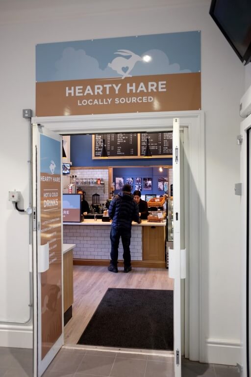 hearty hare cafe entrance