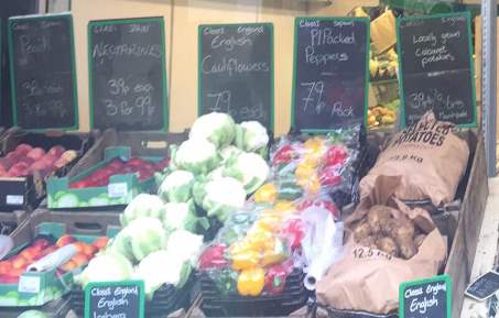 mays green grocers local veg